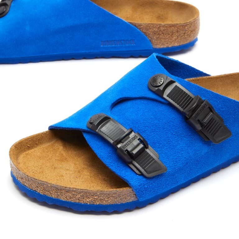 Сандалии Birkenstock Zürich Tech Suede Leather, синий — фото 4