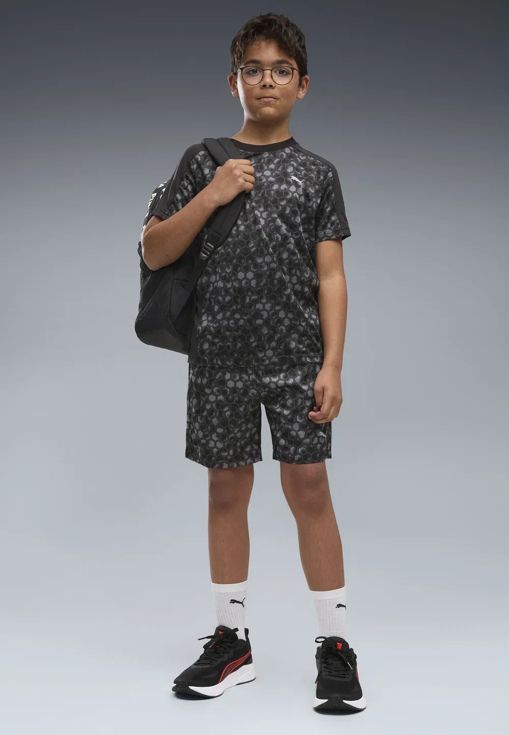 Футболка с принтом «Train all day essentials bedrucktes t-shirt» Puma, Black