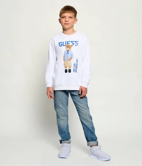 Детская толстовка Guess, белый — фото 2