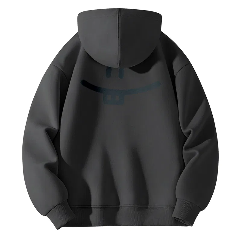 Детский худи с капюшоном MINISO, Dark Gray (B Simple Smile Drawing Back Logo)