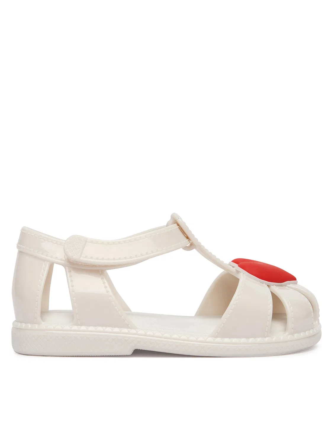 Сандалии для девочки Mini Hip Heart Ballerina Bb Melissa, белый