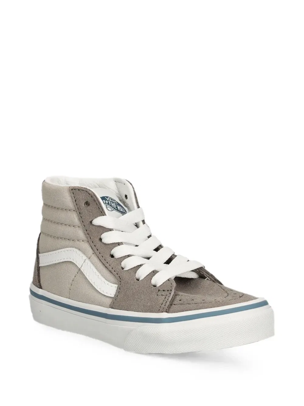 Высокие кеды Sk8-Hi со вставками Vans Kids, серый
