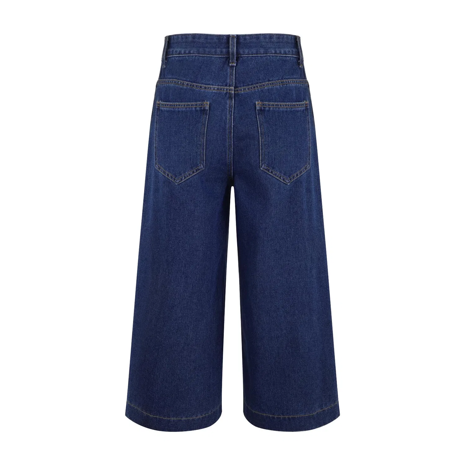 Женские джинсы с высокой посадкой и подвернутым низом Y2k Baggy Boyfriend, 02#blu Scuro — фото 4