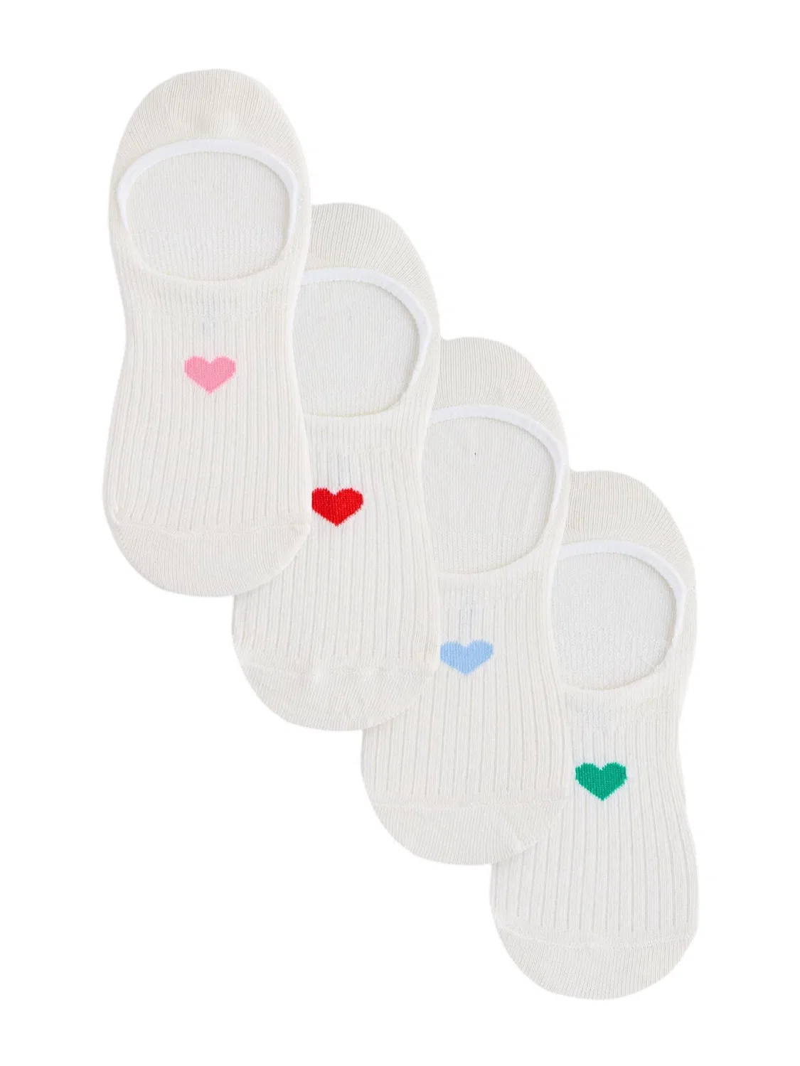 Носки Next Ankle Socks Heart белого цвета