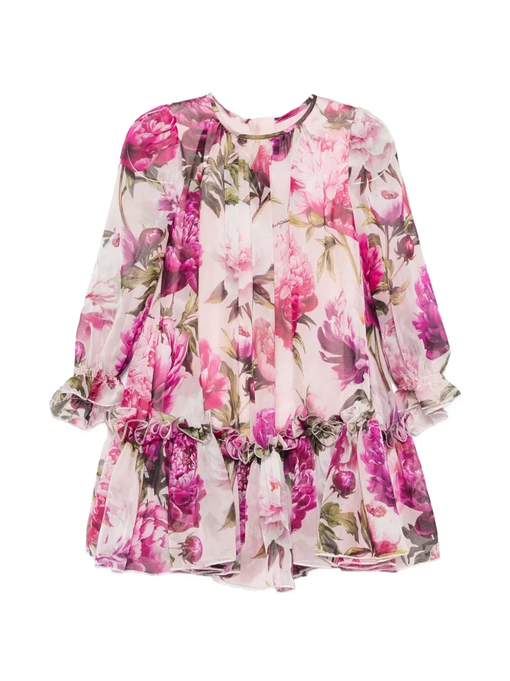 Платье праздничное Dolce & Gabbana Kids, розовый