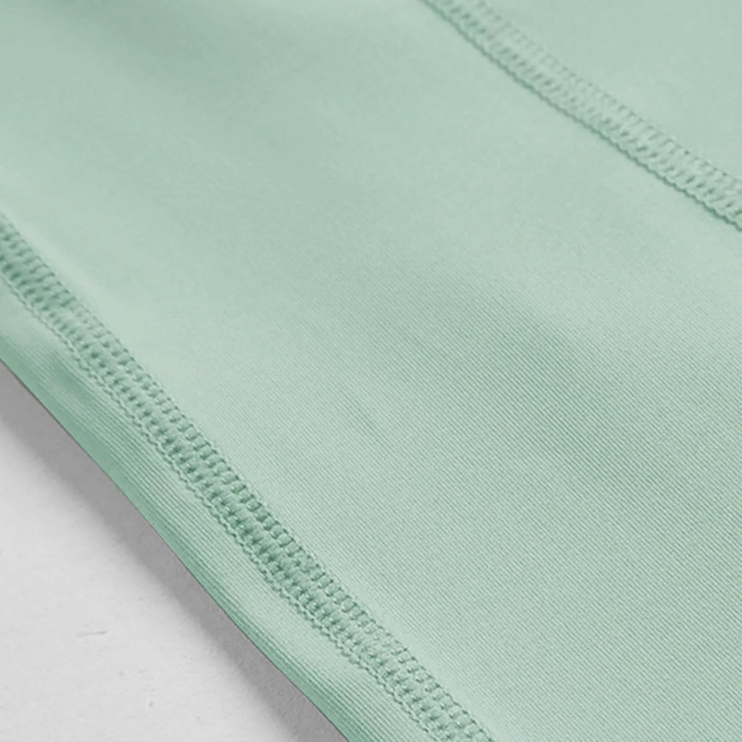 Мужская длинная футболка с круглым вырезом Slim Fit, Mint Green — фото 3