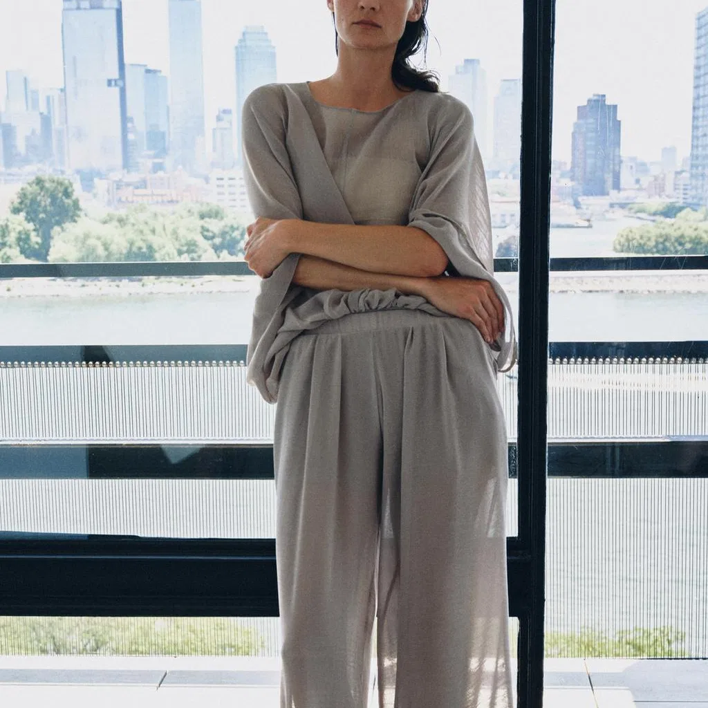 Женское боди с круглым вырезом Medium Gray ZARA, Medium Gray — фото 4