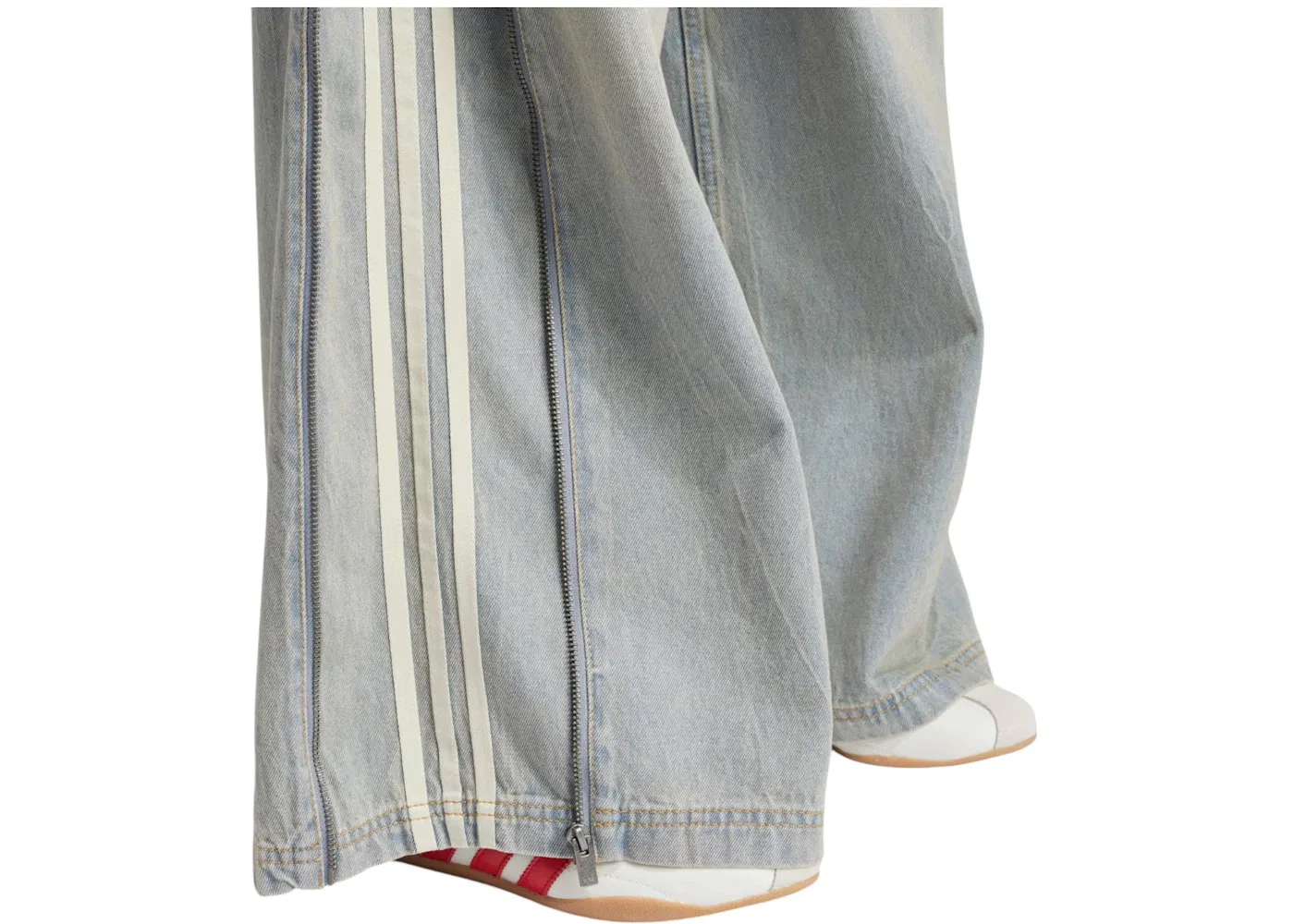 Детские джинсы с застежкой-молнией Adilenium Season 3 Light Denim Adidas, Light Denim — фото 2
