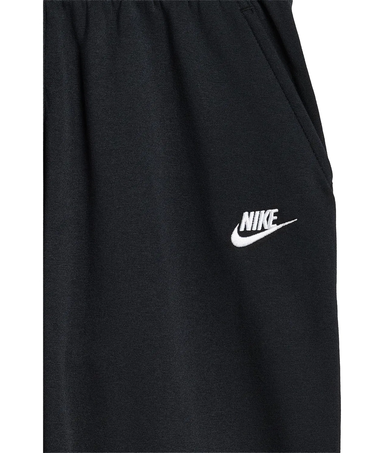 Свободные флисовые брюки Sportswear Club (для детей постарше) Nike Kids, Black/White — фото 3