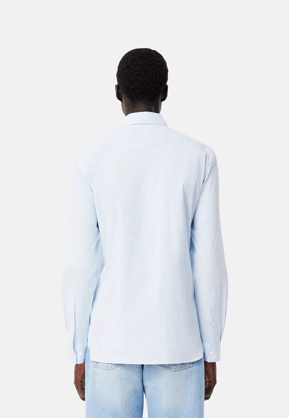 Рубашка Lacoste, Blanco Azul Claro — фото 3