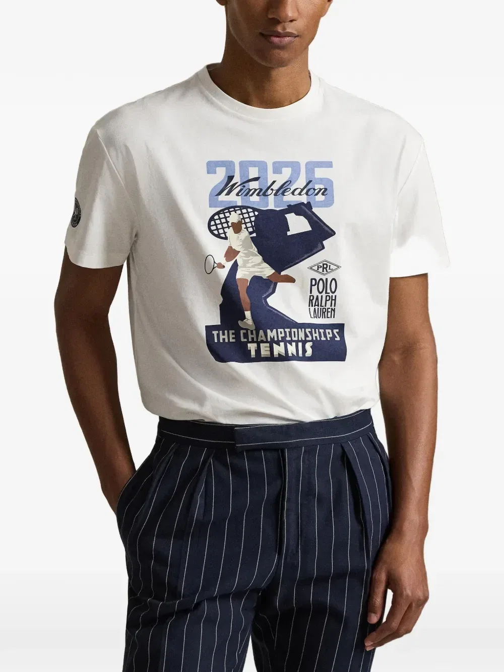 Футболка Australian Open с графичным принтом Polo Ralph Lauren, белый — фото 3