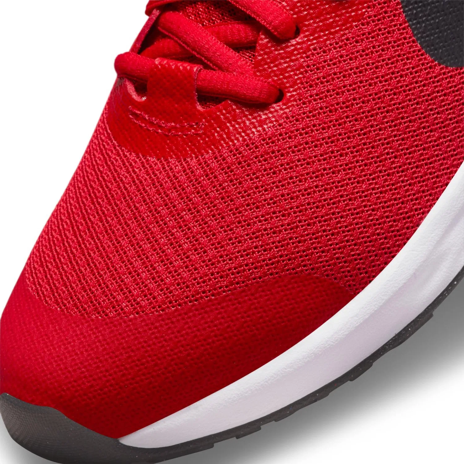 Детские кроссовки для мальчиков с мягкой подошвой Revolution 6 NIKE, Red University Red Black — фото 4