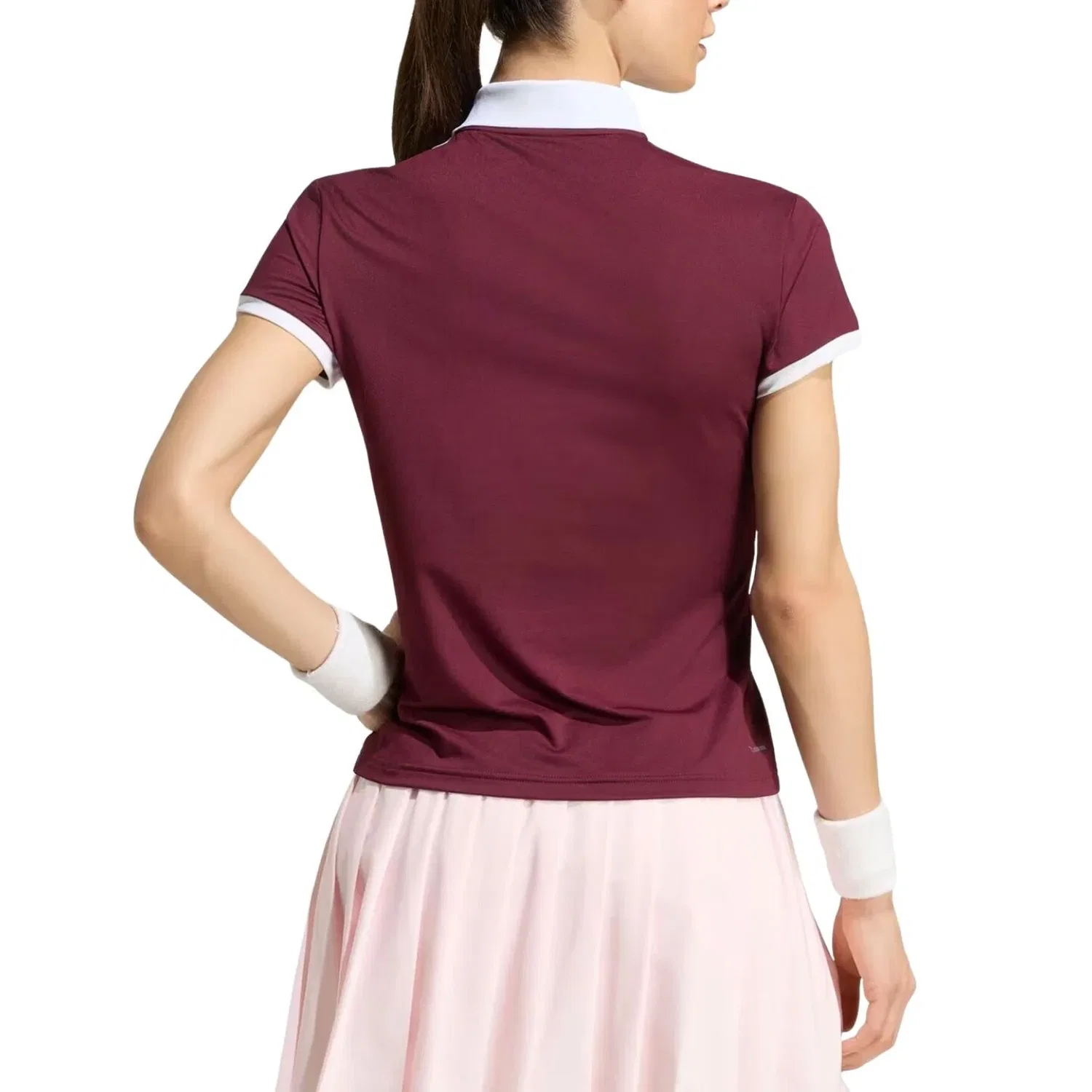 Женское поло для тенниса с коротким рукавом Tennis Classic Polo Shirt Adidas, красный — фото 3