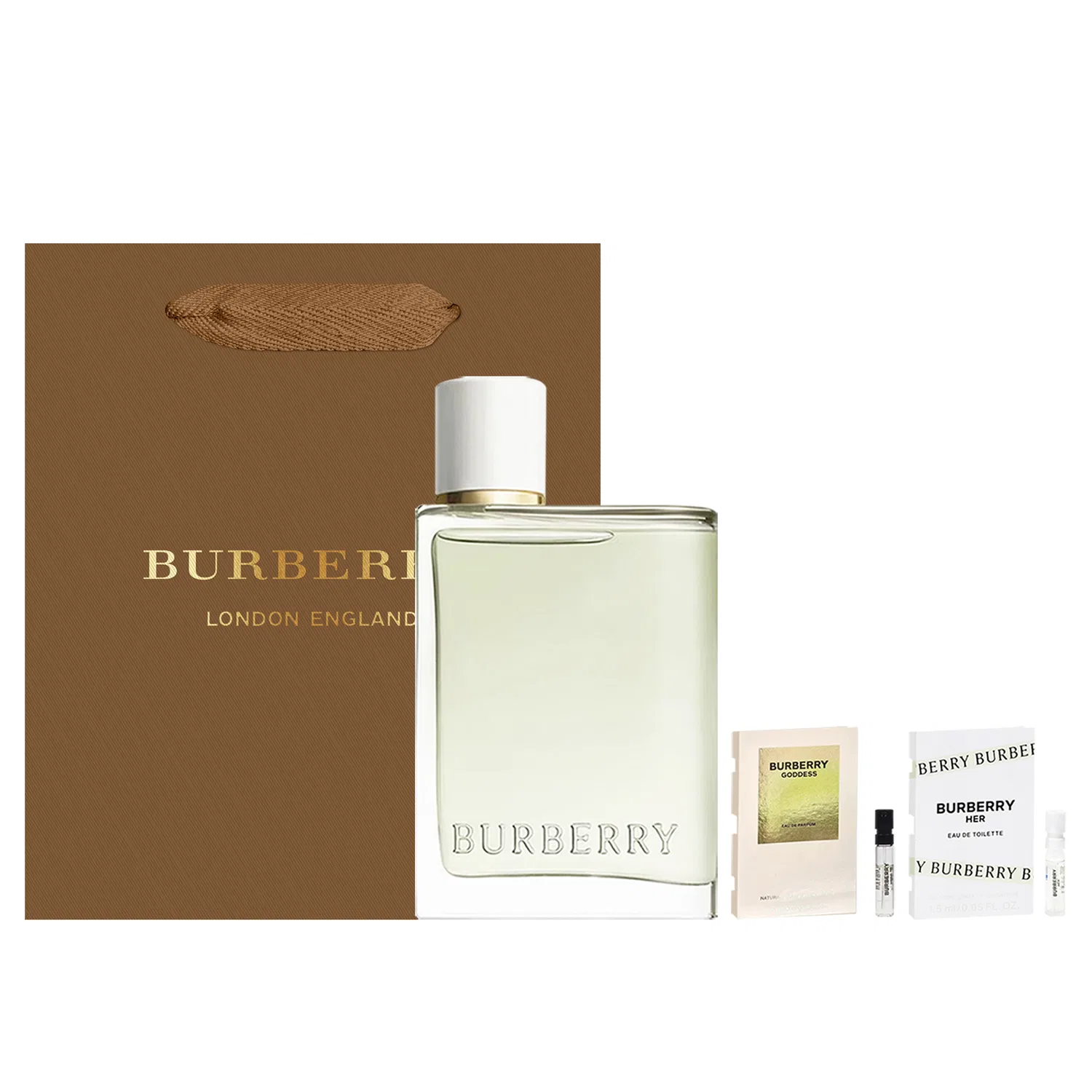 Женский набор духов с сумкой Burberry, Fruity Perfume Shopping Bag Set, Burberry, Multicolor — фото 4