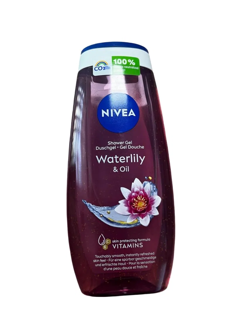 Гель для душа Water Lily & Oil, NIVEA, набор 3 шт., 750 мл