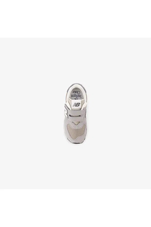 Детские спортивные кроссовки для девочек с липучкой 574 New Balance, Gray — фото 3