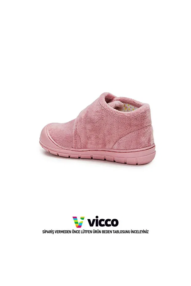 Детские тапочки для девочек с ортопедической стелькой Vicco, Pink — фото 3