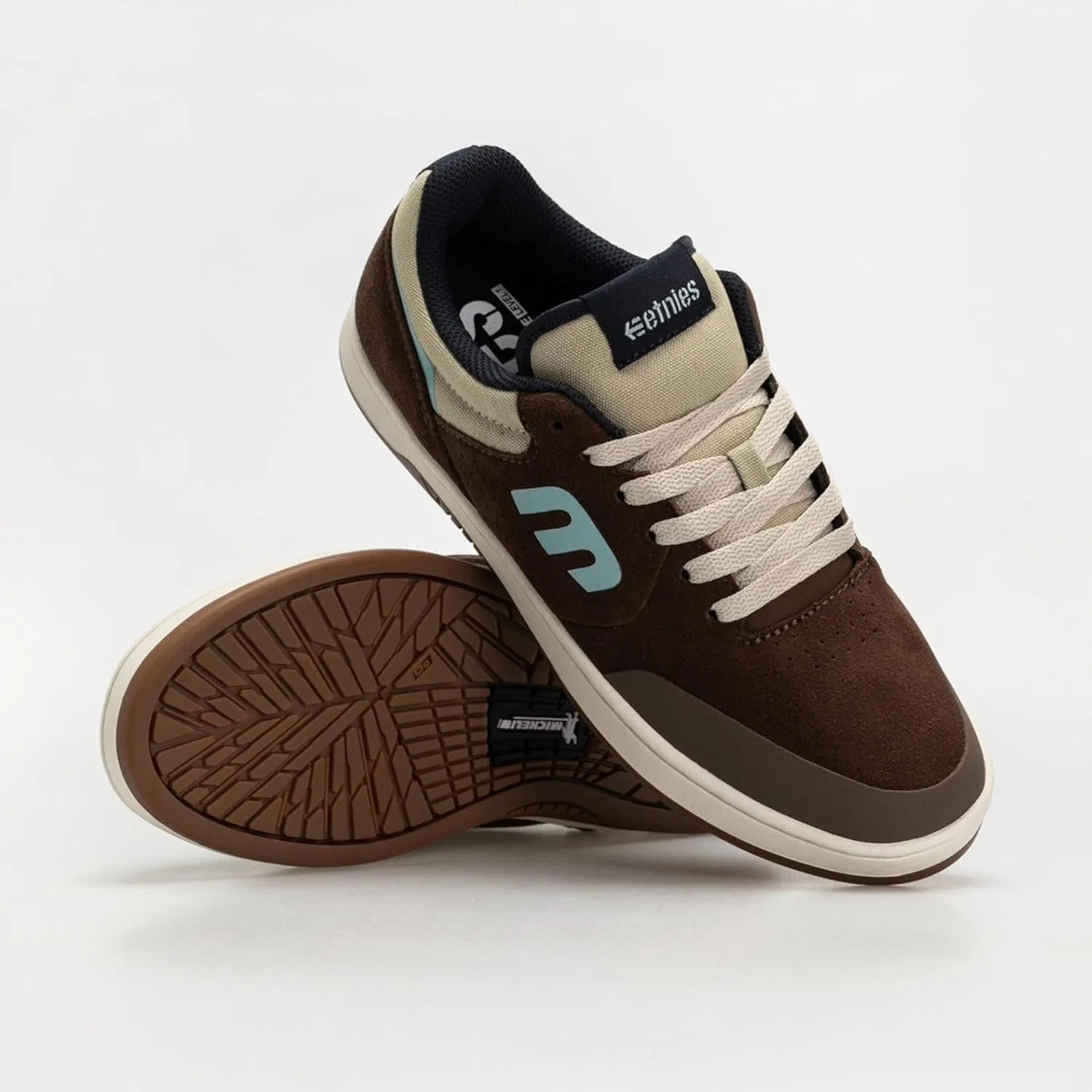 Кроссовки для скейтбординга Etnies Marana, коричневый/синий — фото 2