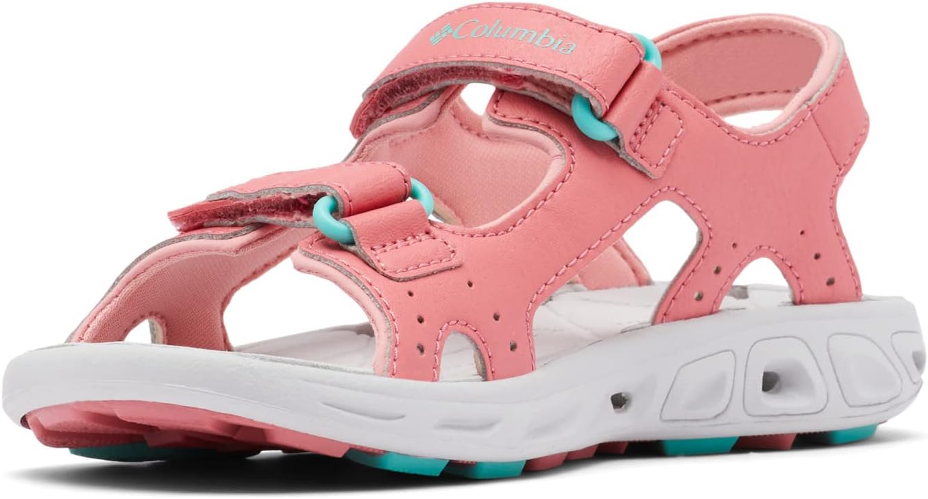 Сандалии Columbia Techsun Vent для детей и унисекс, Big Kid (8-12 Years) Wild Salmon/Dolphin — фото 3
