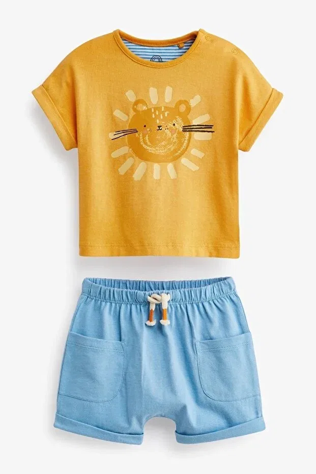 Детский комплект для мальчиков хлопковый Next Baby, Multicolor — фото 3