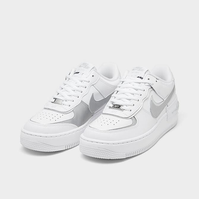 Кроссовки Nike Air Force 1 Shadow, белый/серый — фото 2