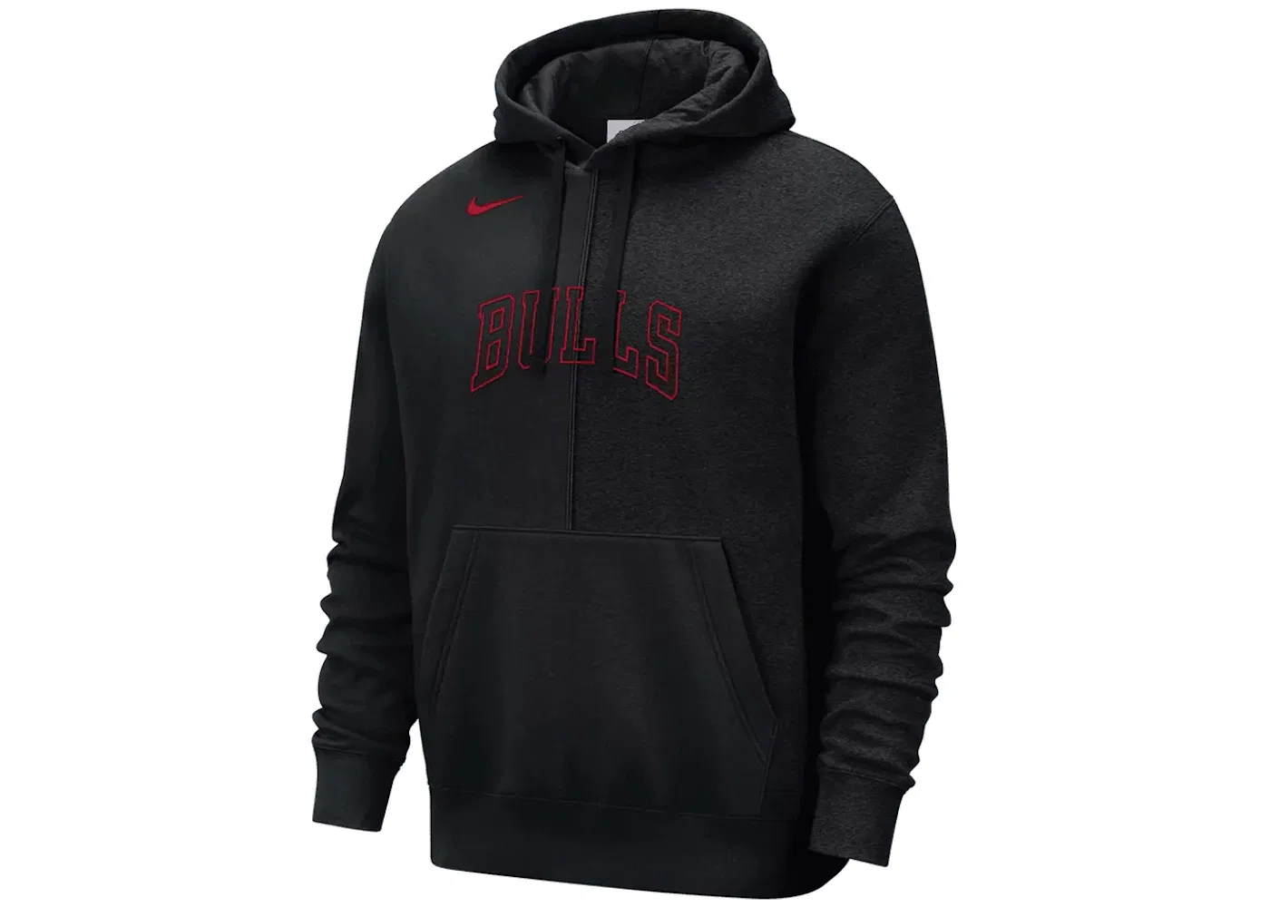 Мужской худи свободного кроя Nike NBA Chicago Bulls Courtside Fleece Pullover Loose Fit Hoodie, Black