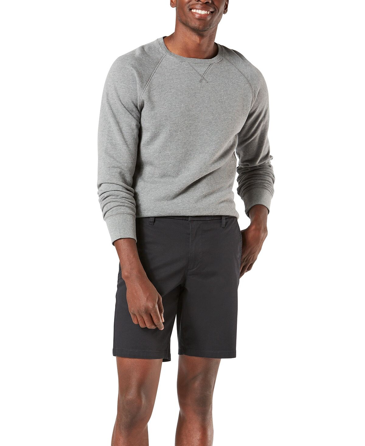 

Мужские однотонные шорты ultimate supreme flex stretch Dockers, черный