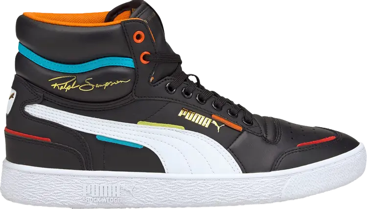 

Кроссовки Puma Ralph Sampson Mid Pop - Black, черный