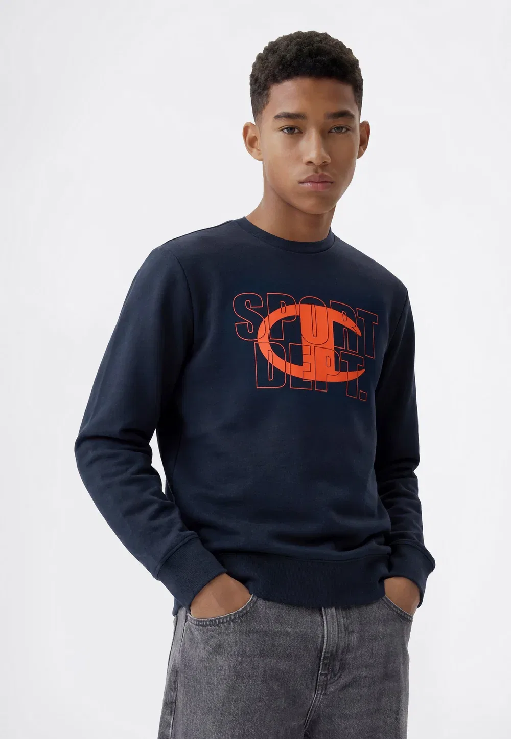 Стандартный крой - толстовка Champion, Dark Blue