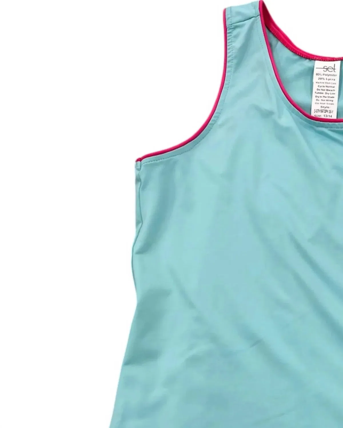 Детская майка без рукавов Riley Tank Top Set Athletics, Turquoise/Pink — фото 2