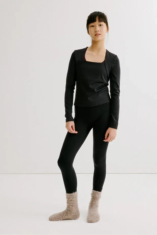 Детское для новорожденных футболка с длинным рукавом H&M, Black — фото 2