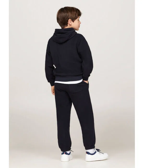 Детское худи для мальчиков хлопковое Tommy Hilfiger, Blu Marino — фото 3