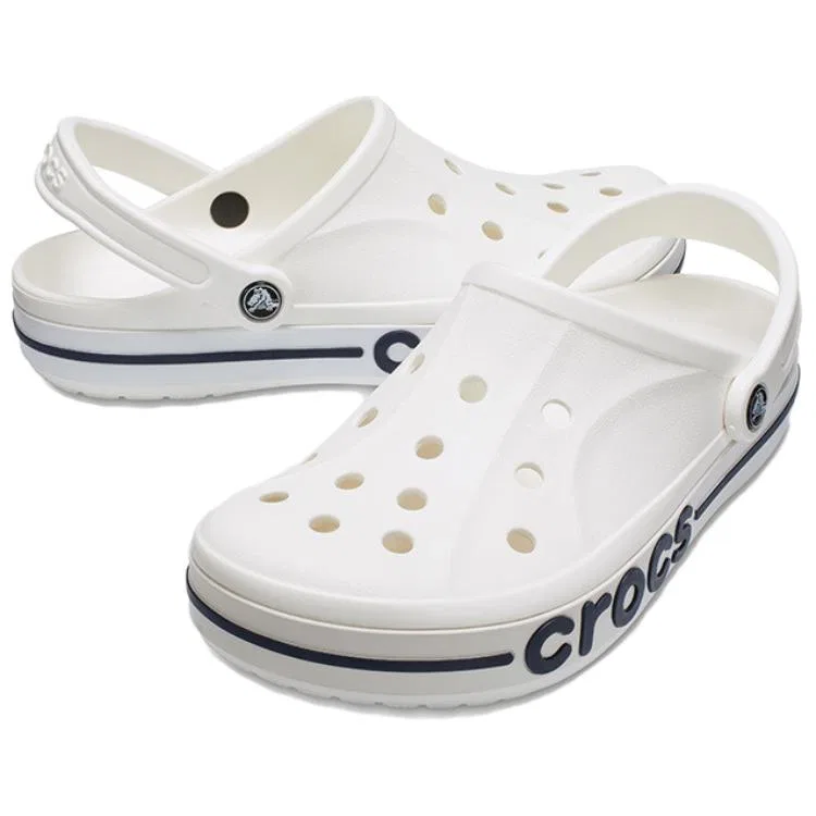Детские сандалии-клоги с ремешком на пятке Bayaband Crocs, Ecru — фото 4