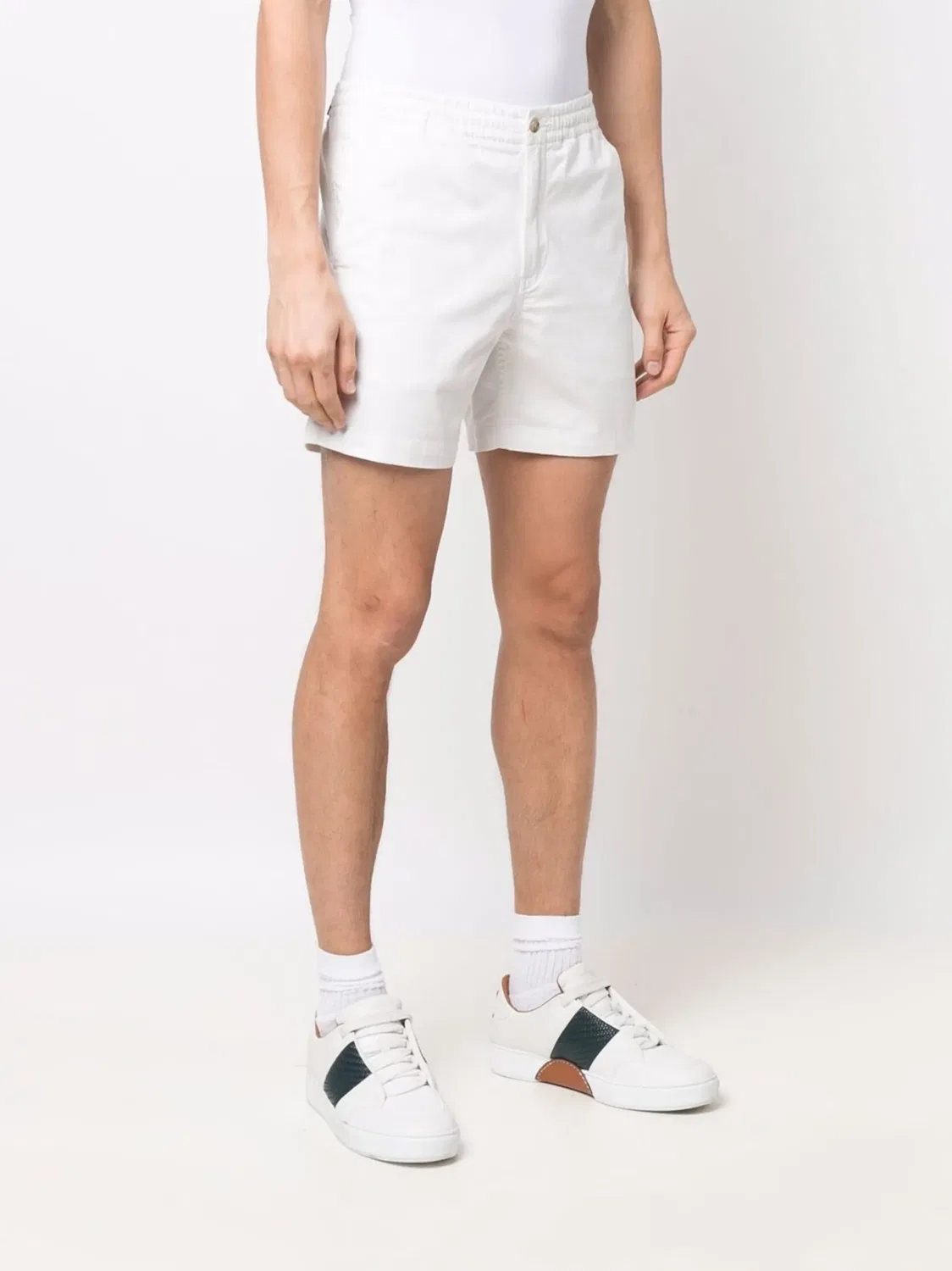 Шорты из Хлопкового Чино с Логотипом Pony Polo Ralph Lauren, белый — фото 2