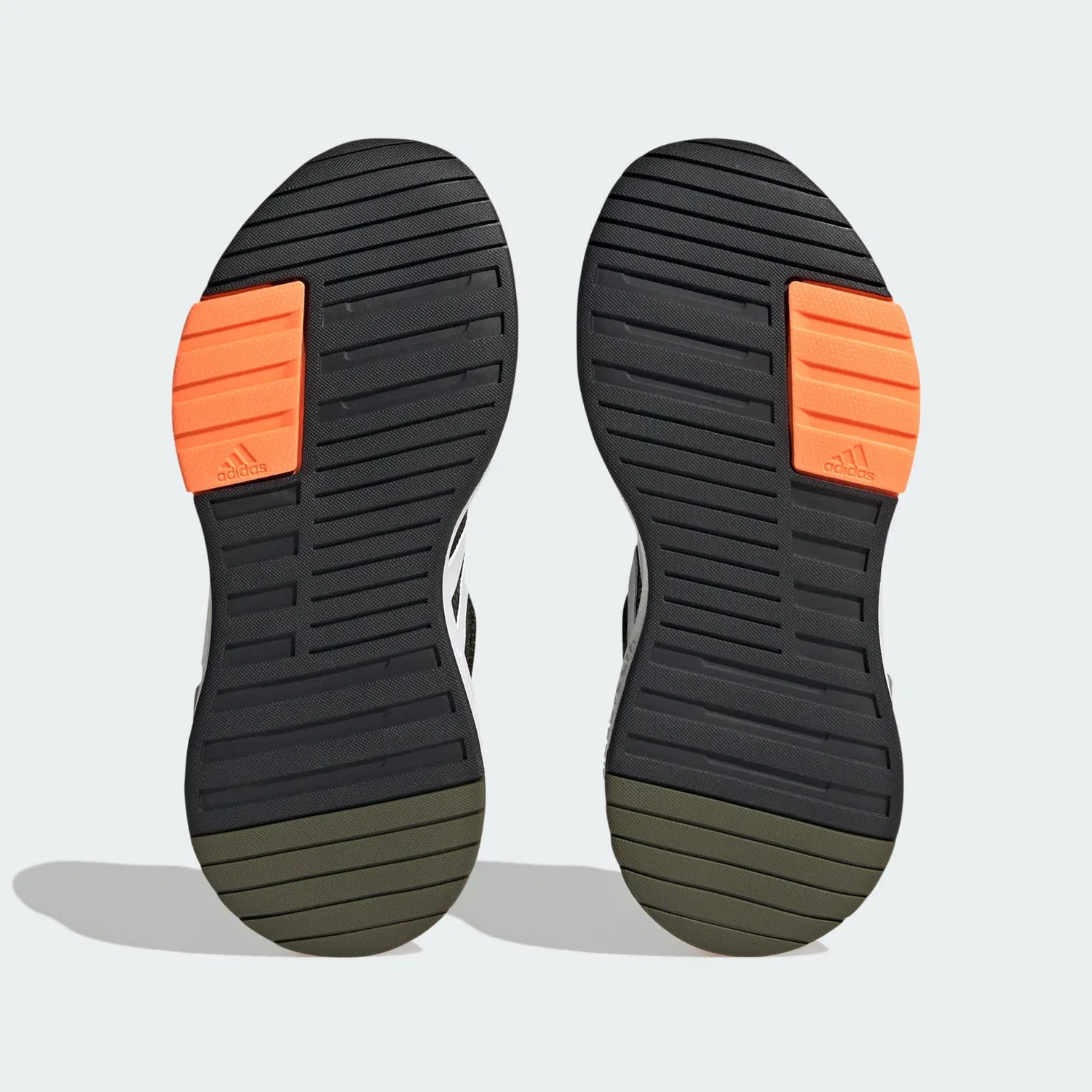 Детские кроссовки с шнуровкой Racer TR23 Adidas, Olivgrun Weiss Orange — фото 4