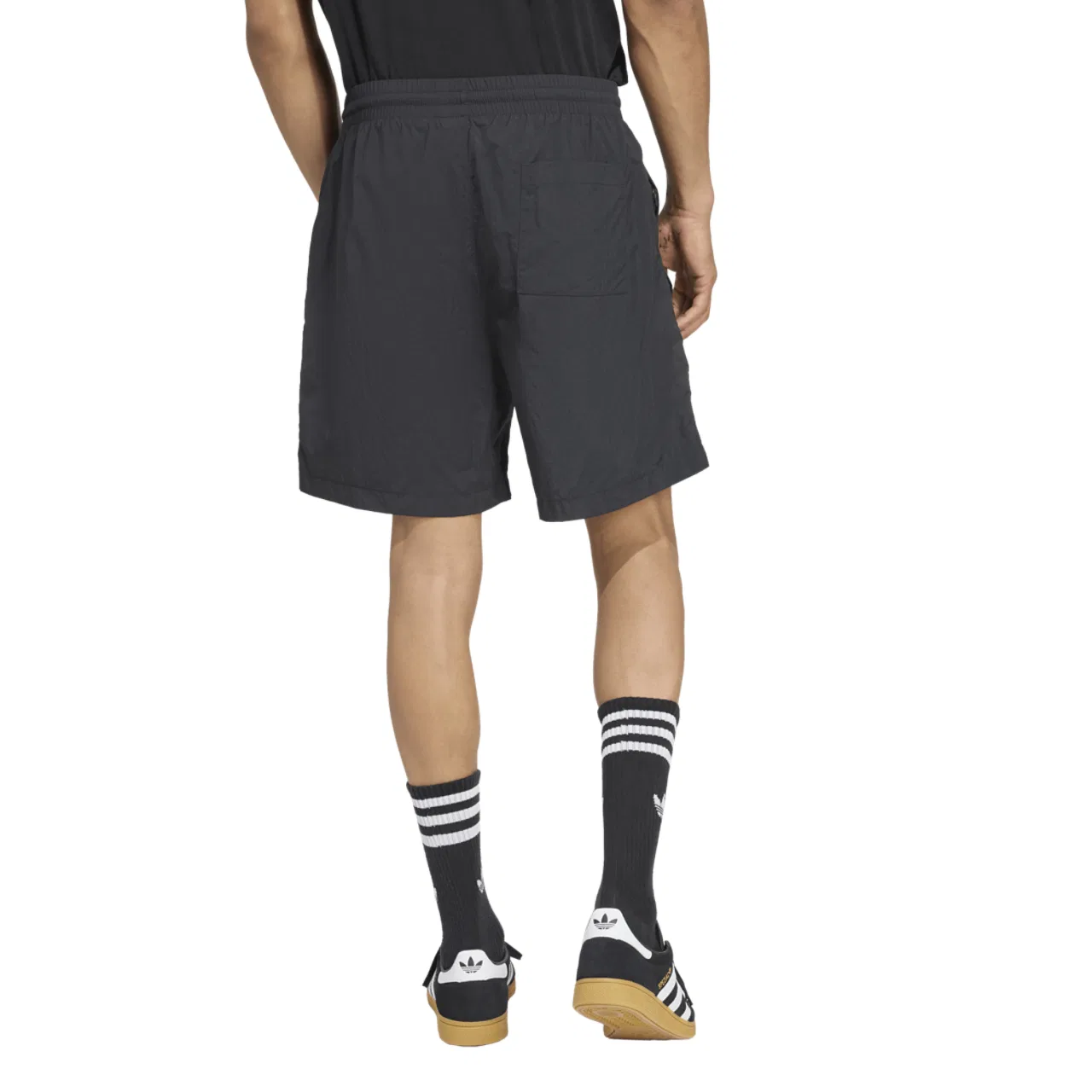 Мужские брюки Trefoil Essentials Woven Adidas, черный/белый — фото 2