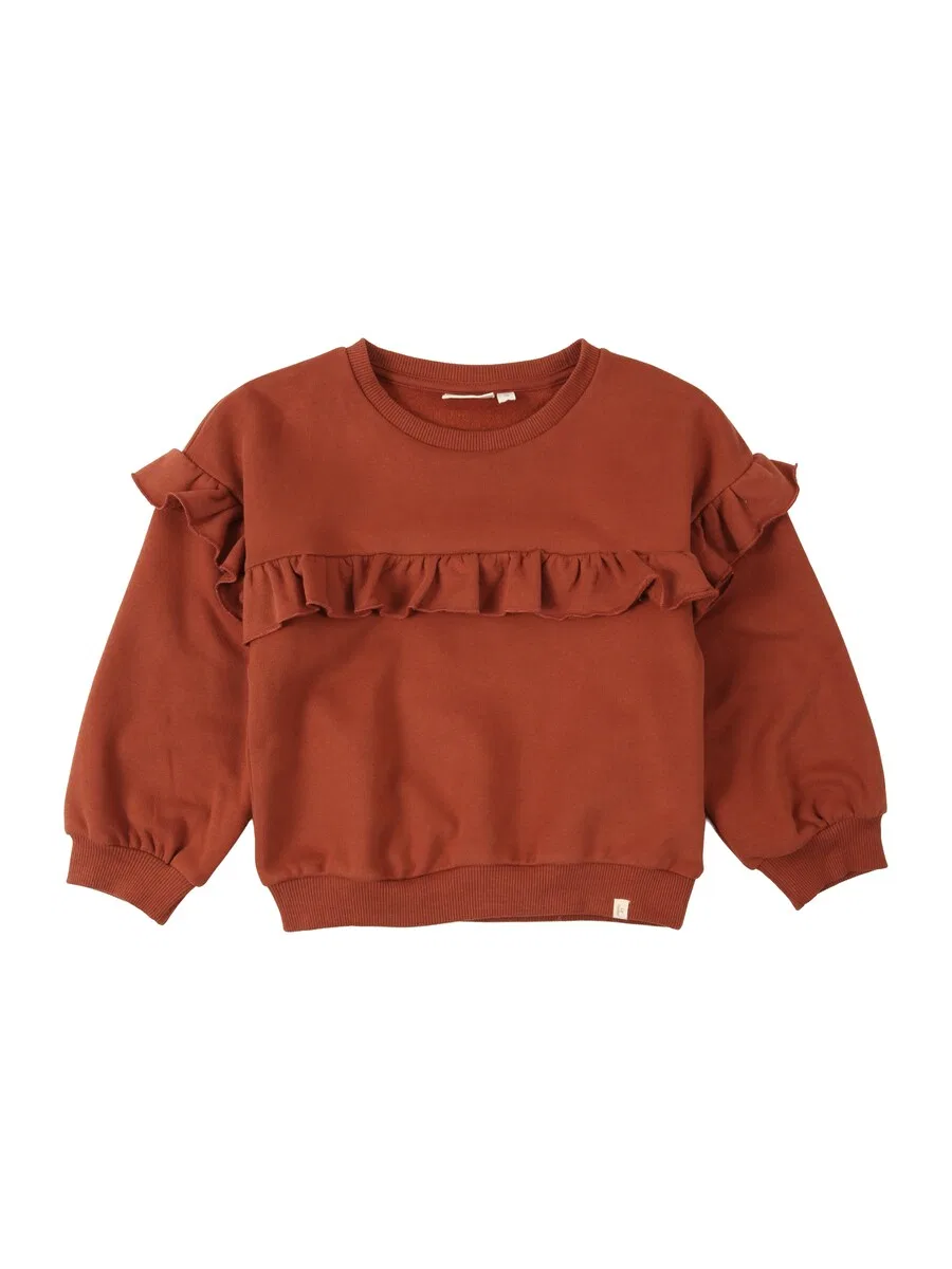 Толстовка Lil'Atelier 'NMFIlondon' цвета ржаво-красный