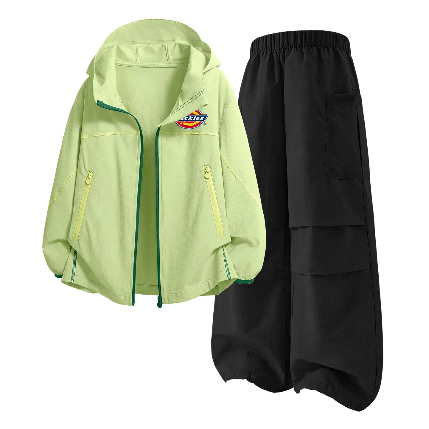 Детский спортивный комплект с защитой от солнца UPF50+ Dickies, Green/Black