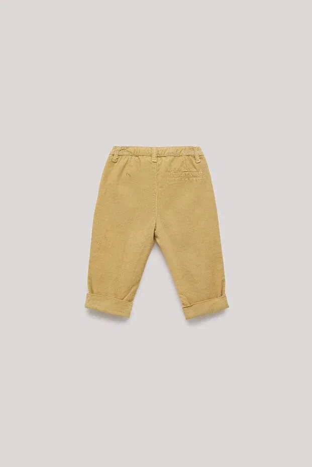Детские брюки для мальчиков прямые Bg store baby boy mustard trousers Gb Baby, Hardal — фото 2