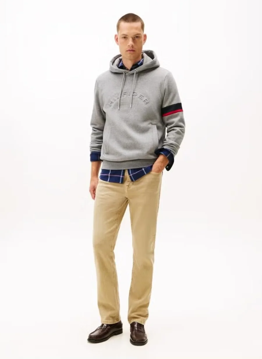 Худи Tommy Hilfiger Rwb Insert, серый — фото 2