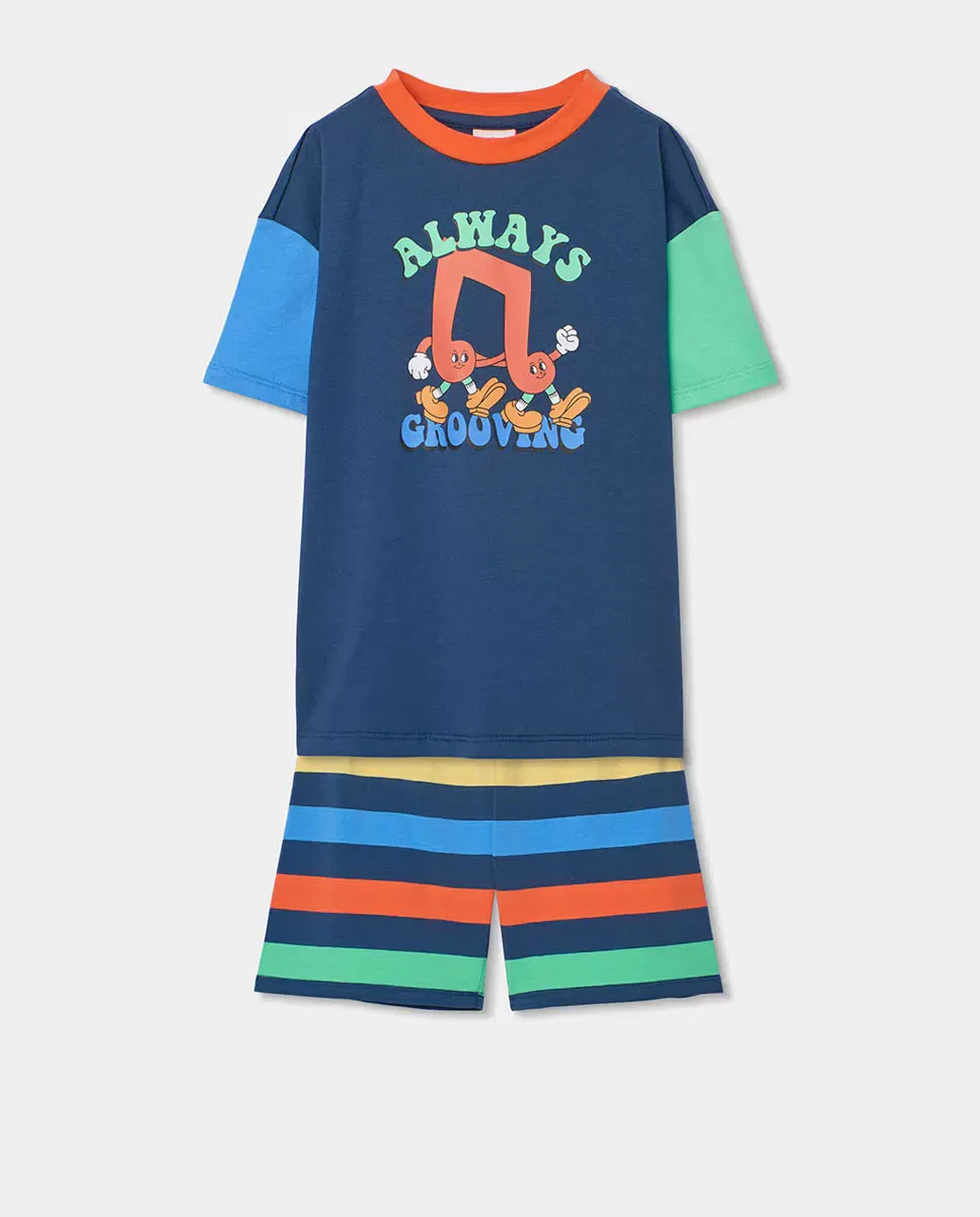 Детская пижама с длинным рукавом Boboli, Azul Marino