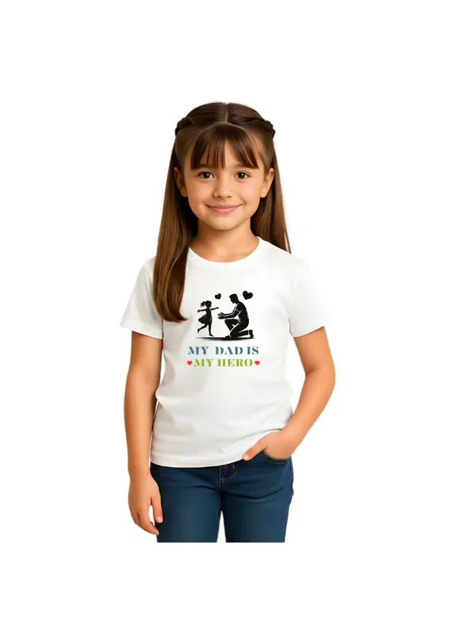 Футболка с принтом ко Дню отца Printshop4Me, белый