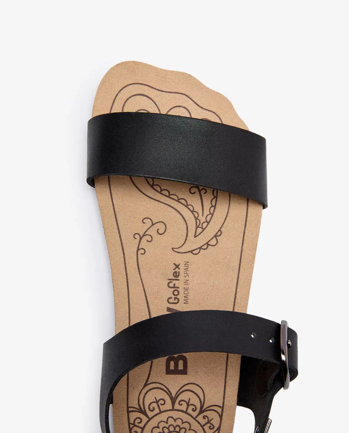 Детские сандалии для девочек с технологией Barefoot GoFlex Conguitos, Negro — фото 4