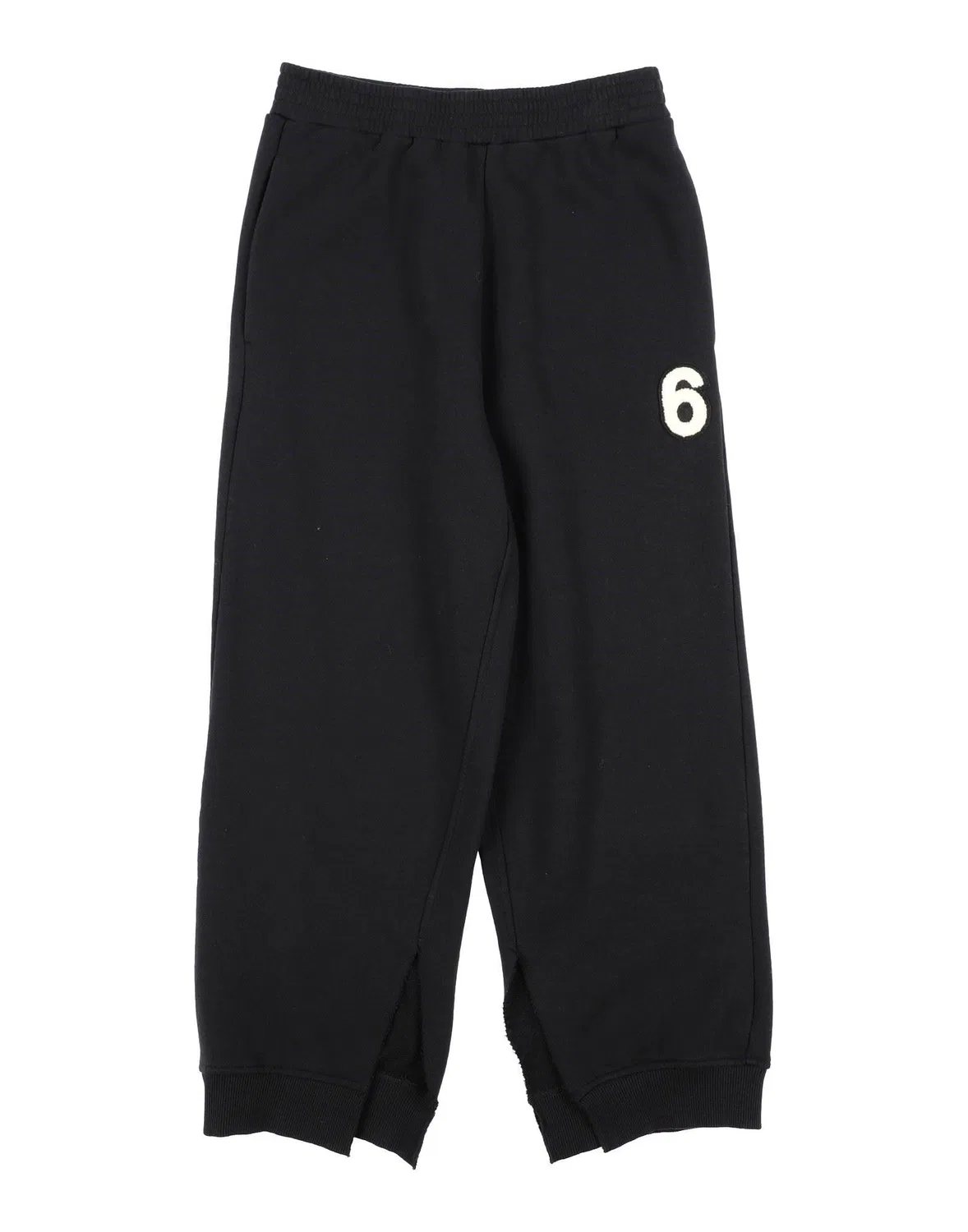 Детские брюки хлопковый MM6 Maison Margiela, черный