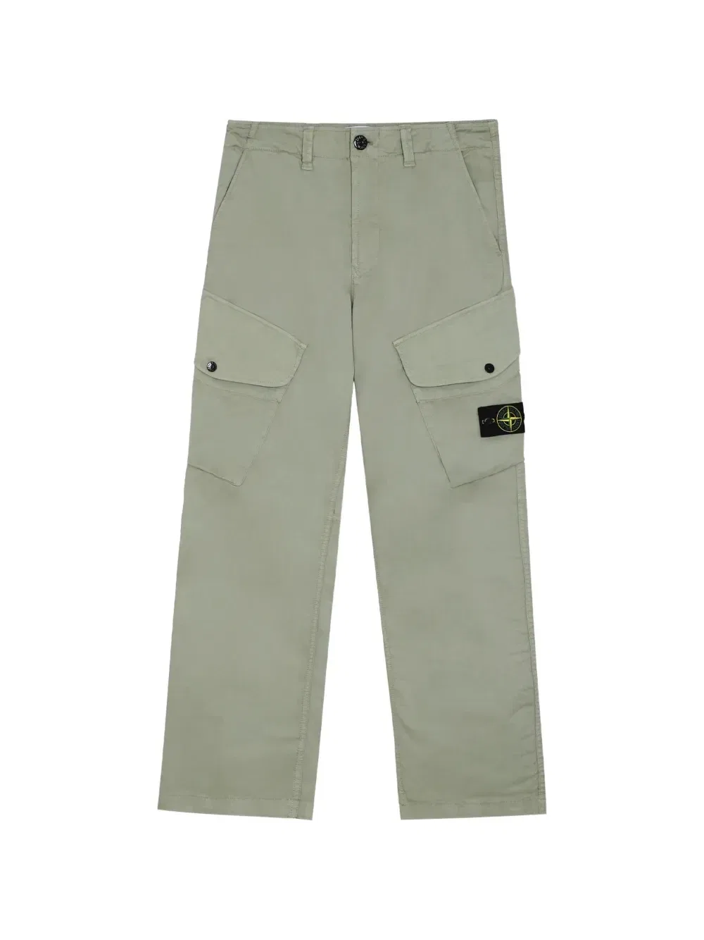 Брюки-карго с логотипом-нашивкой Stone Island, зеленый