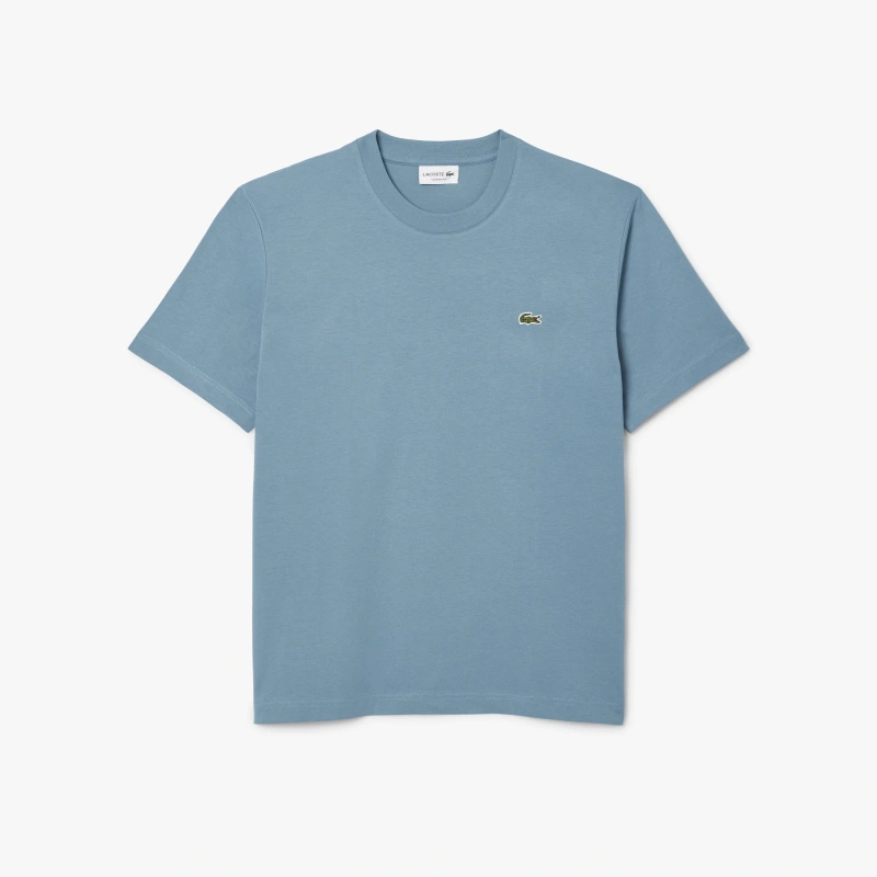 

Футболка Lacoste Logo-Patch Cotton, серо-голубой, Серый, Футболка Lacoste Logo-Patch Cotton, серо-голубой