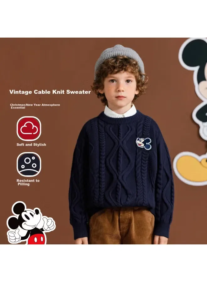 Свитер с принтом Disney, синий
