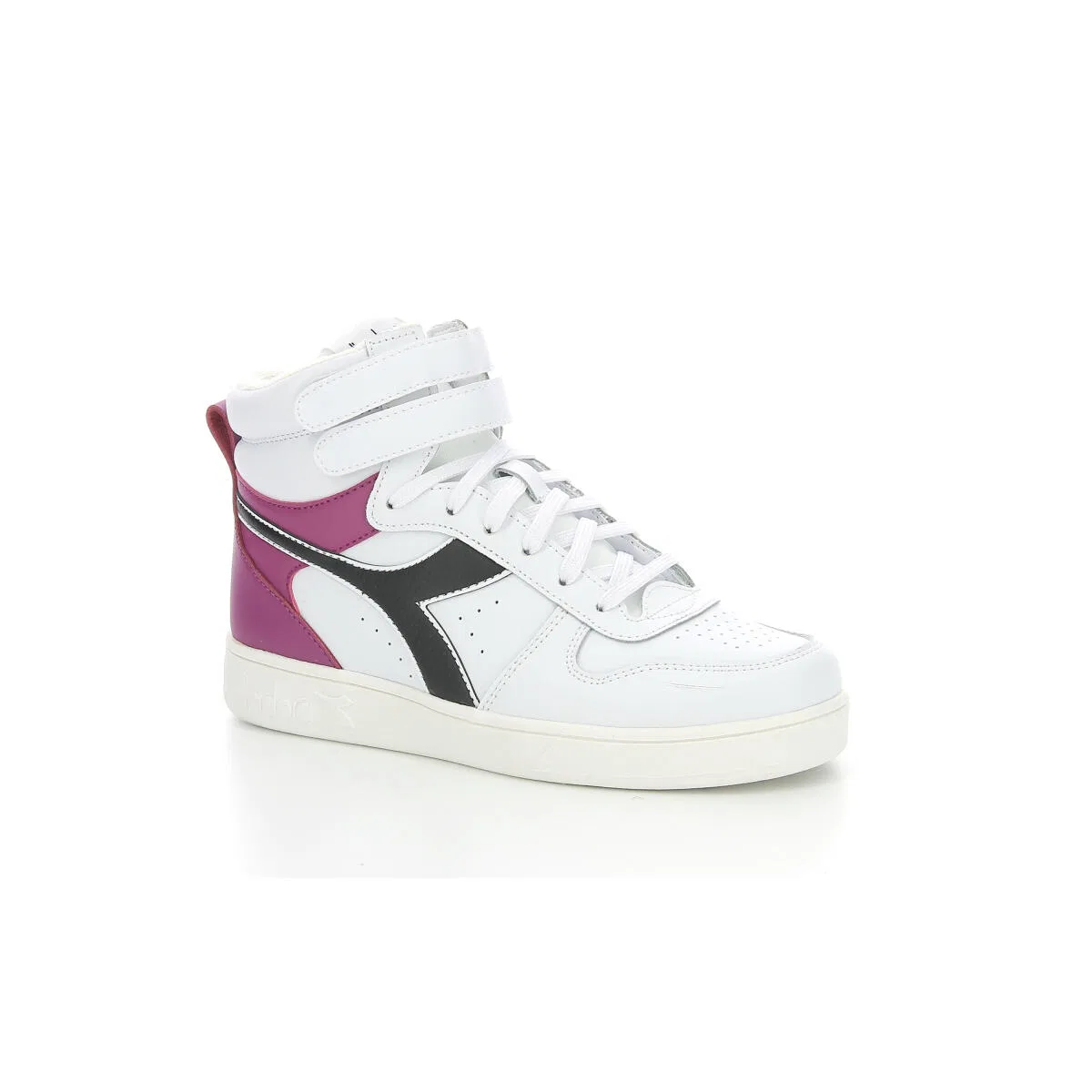 Детские кроссовки высокие для мальчиков Diadora Magic GS, Weiss — фото 2