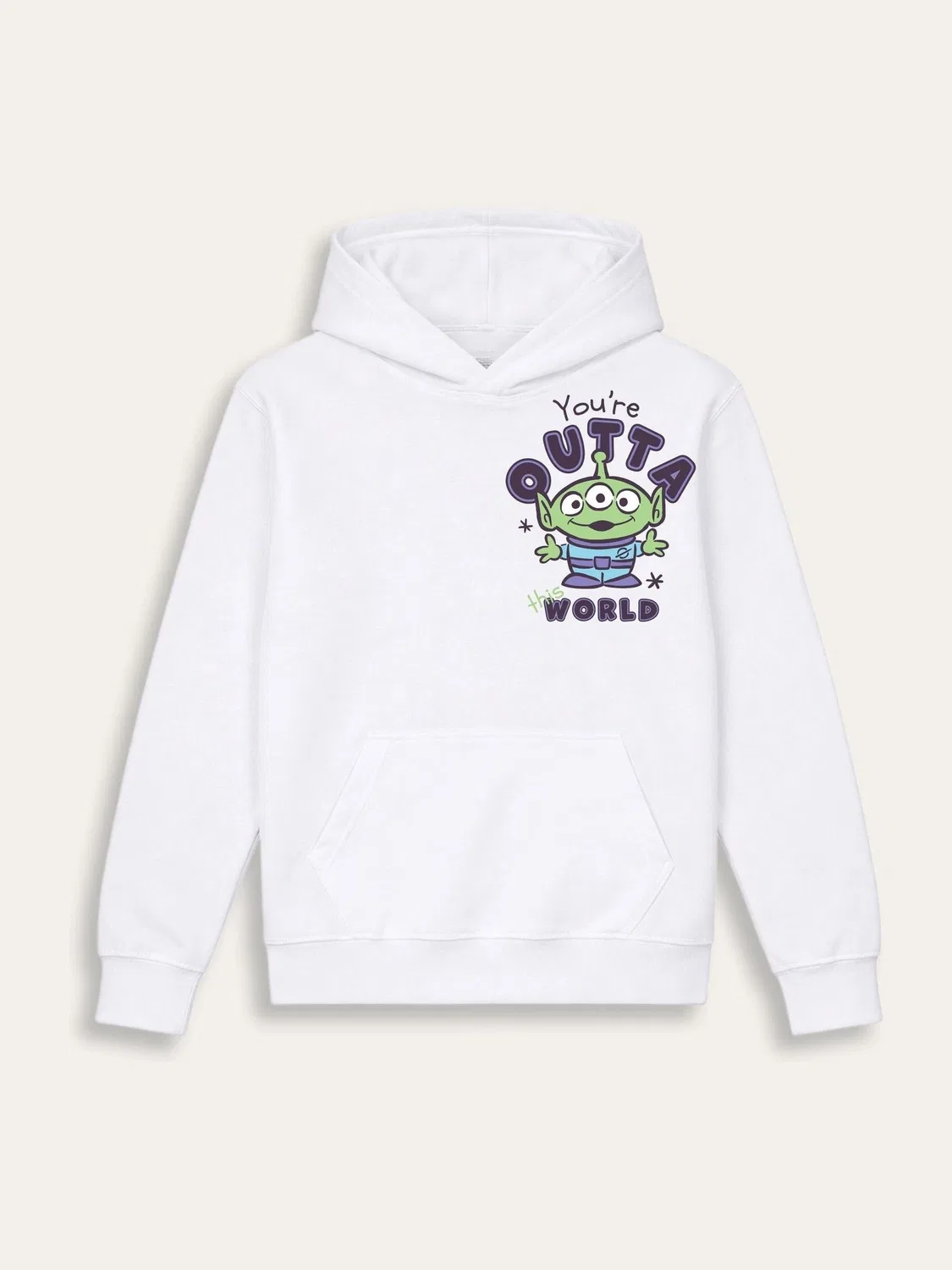 Худи с принтом, Toy Story Brand Threads, белый — фото 4