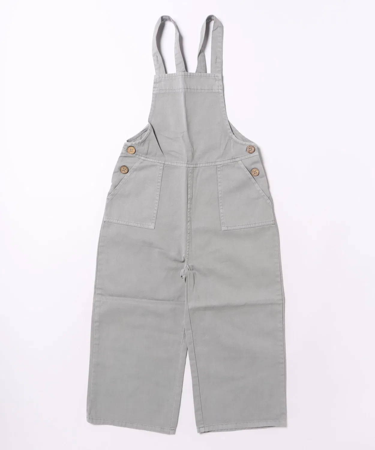 Детский комбинезон из стрейч-твила с широкими штанинами, модель Wide Leg Overall Rylee + Cru, Blue